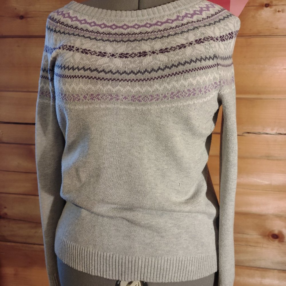 Croft and Barrow Fair Isle Sweatshirt